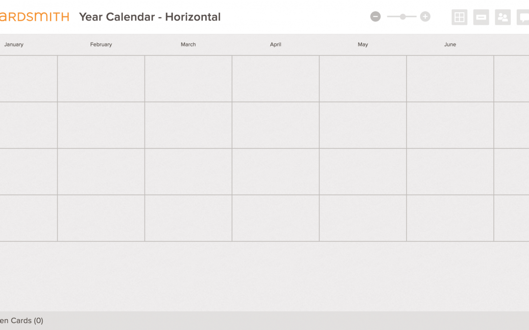 Year Calendar Horizontal
